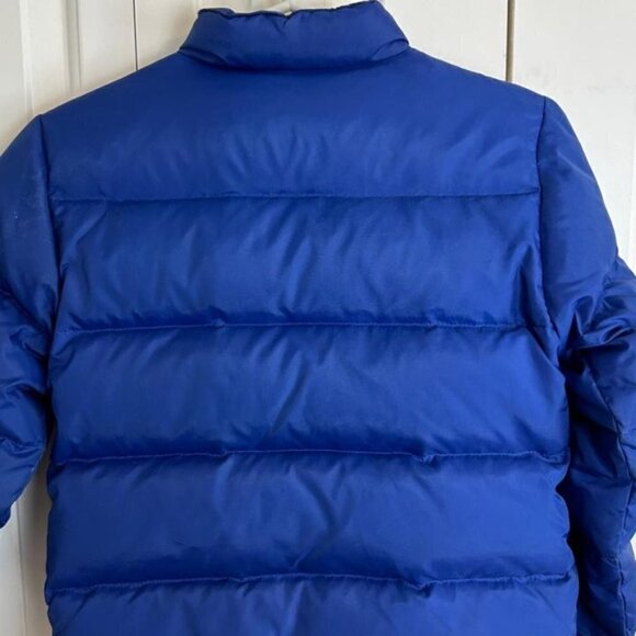 Ralph Lauren Blue Down Puffer Jacket Boys Size Large Winter Outdoors - Picture 15 of 16